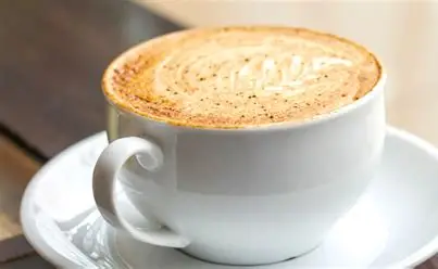 Imagem ilustrativa de um cappuccino cremoso